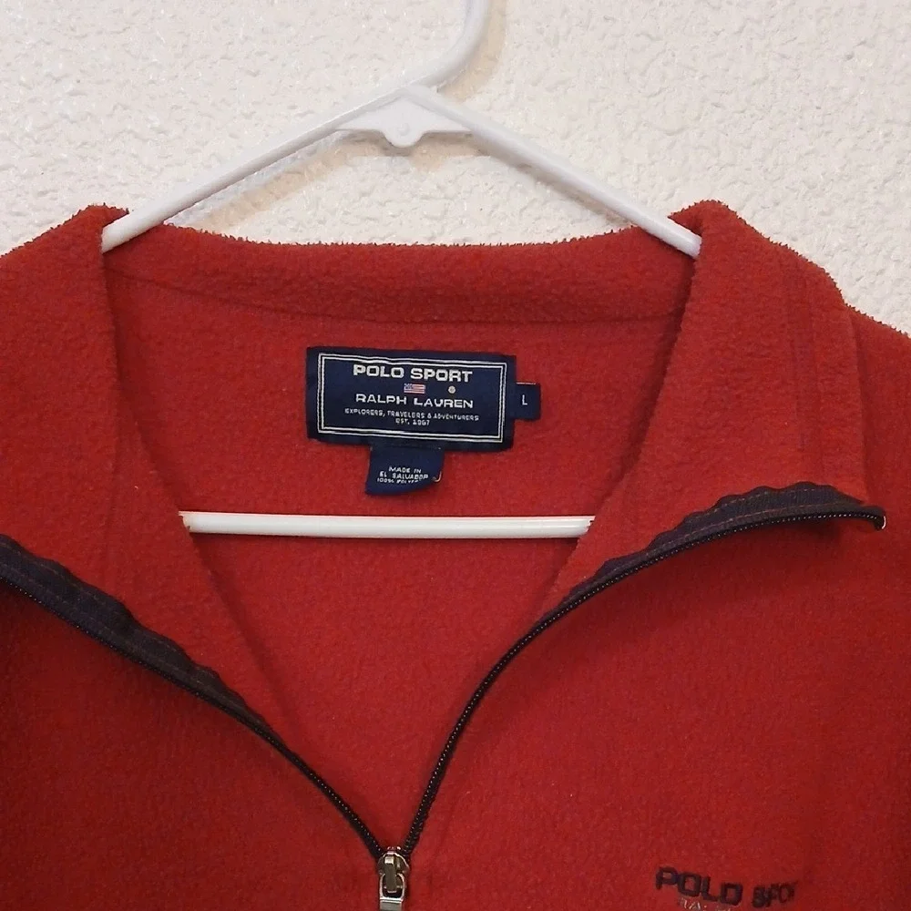 Make Offer Polo by Ralph Lauren Men's Red Sweater